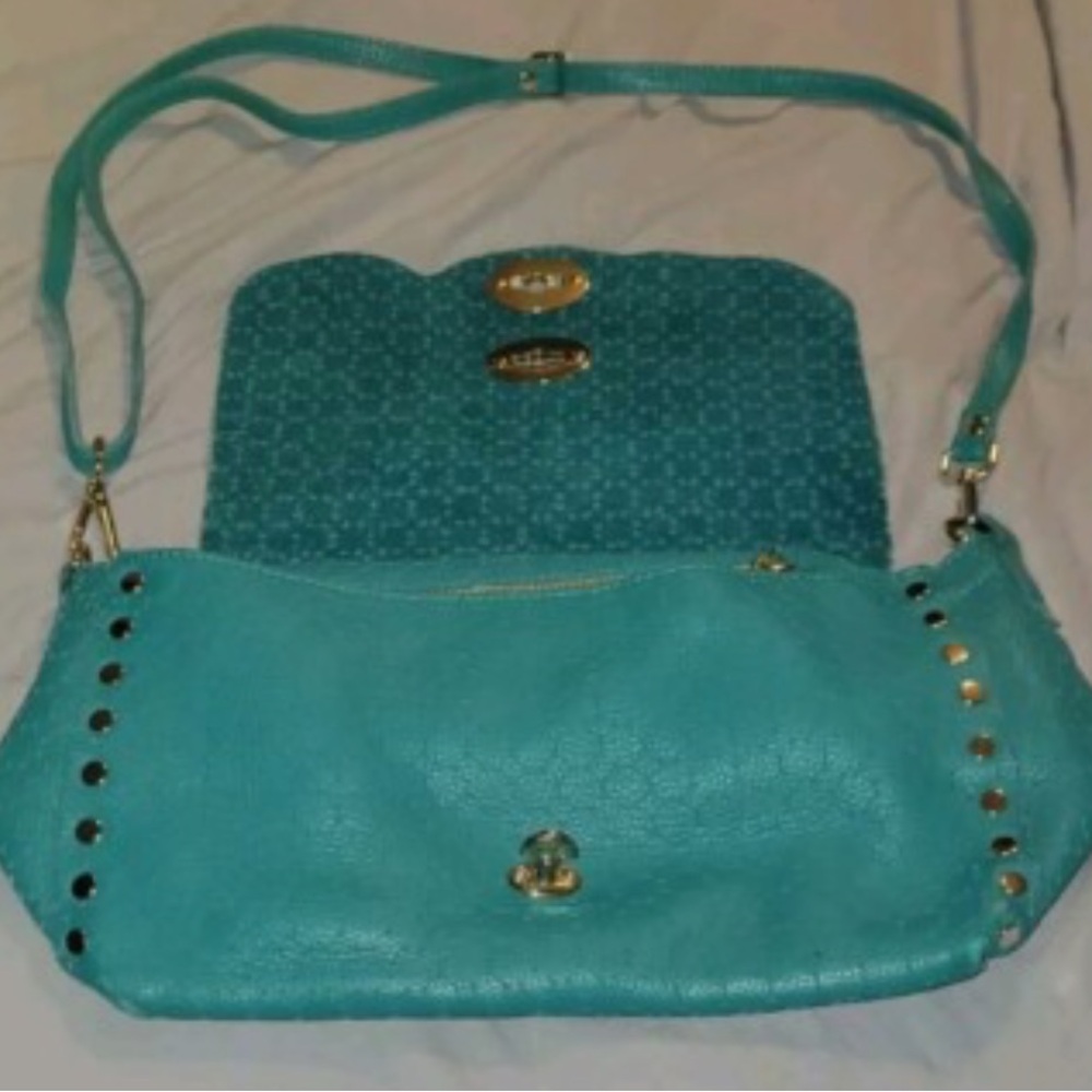 Teal Zanellato Postina Leather
Handbag